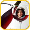 Wine glass Photo Frame Montage icon