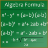 Maths Algebra Formula icon