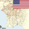 LOS ANGELES METRO RAIL BUS WAY icon