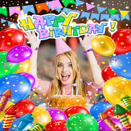 Birthday Photo Frame icon