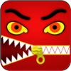 Angry Monster Lock Zipper icon