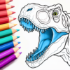 Cartoon Dinosaur Coloring Book icon