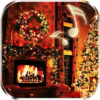 Xmas Fireplace Live Wallpaper icon