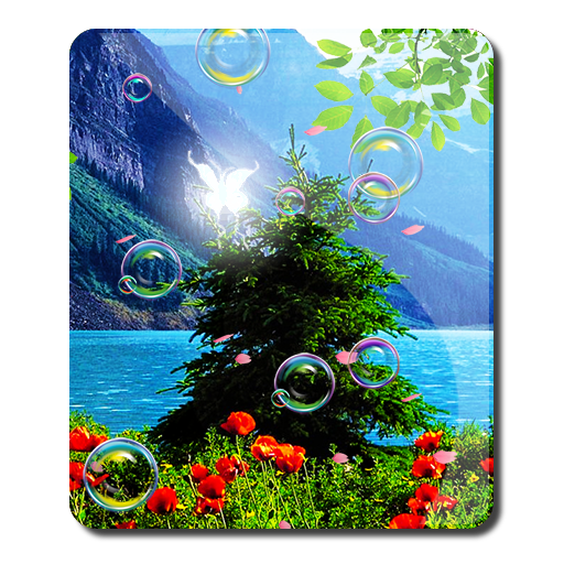 Poppy Flower n Bubbles HD icon