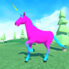 🦄 Unicorn Simulator Family Free 2－Wild Horse Game icon