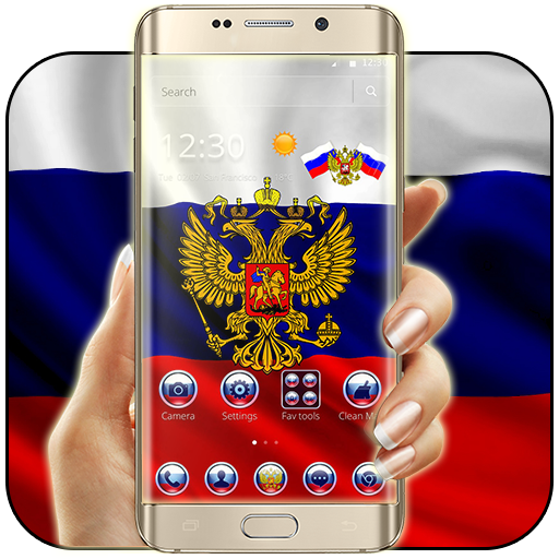 Russian National Flag Day Theme icon