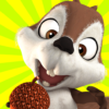 Slice It & Talk: Squirrel Fun icon