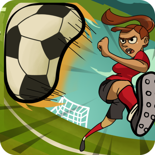 Women football penalty icon