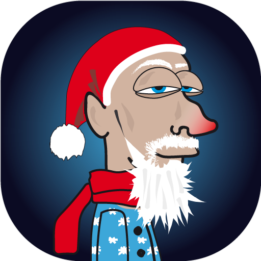 Lazy Santa Claus icon