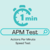 APM Test Action Per Minutes icon