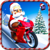 Crazy Santa Moto Gift Delivery icon