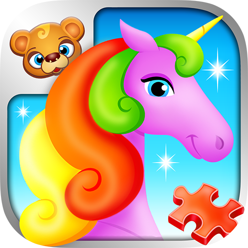 123 Kids Fun PUZZLE RED Free icon