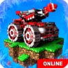 Blocky Cars Online Shooting Games icon