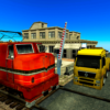 Railroad crossing Train conductor mania icon