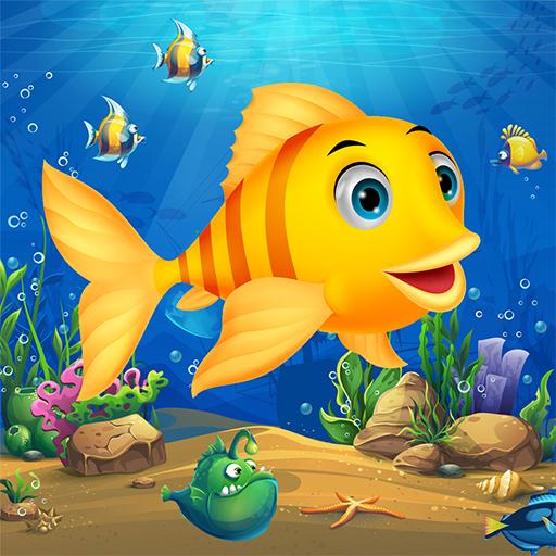 Run Baby Shark Fishing games for kids: Fish Games icon