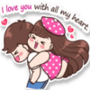 Couple Love Stickers icon