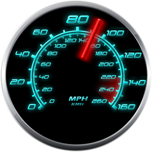 GPS Speedometer in kph and mph icon