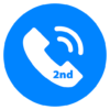 Second phone number icon