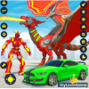 Flying Dragon Robot Car Games icon