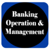 Banking operation and management. icon