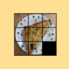 Slide Puzzle slide and fit puzzles into center square icon