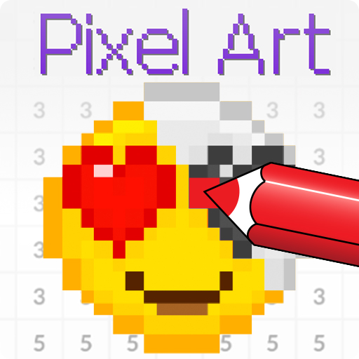 Color by Pixel coloring pixel art icon