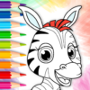 Kids coloring pages for kids icon