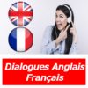 dialogues anglais français quotidien audio texte icon