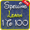 1 to 100 number spelling learning app for kids Pro icon