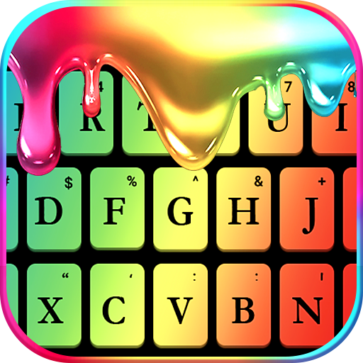 Metallic Drip Color Keyboard T icon