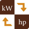 kw to hp to kw conversion icon