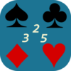 3 2 5 card game icon