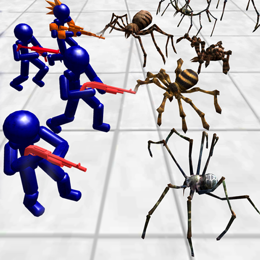 Stickman Spiders Battle Simula icon