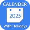 Calendar 2025 & Holidays icon