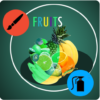 Paint fruits icon