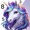 Fantasy Color By Number Game icon