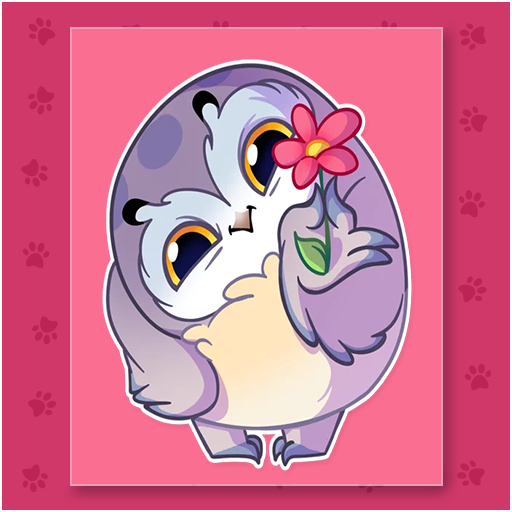 Cute Owl StickersWAStickerApp icon