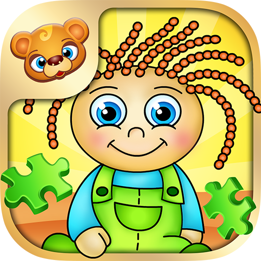 123 Kids Fun PUZZLE GREEN icon