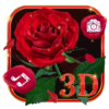 3D Valentine's Day Red Roses Love Theme icon