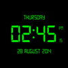 LED Digital Clock Wallpaper icon