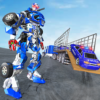 US Police Robot Transport Truck Driving Games icon