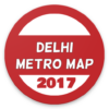 Delhi metro map new 2017 icon