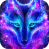 Galaxy Wolf Live Wallpaper icon