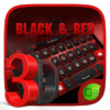 3D Black and Red GO Keyboard Theme icon