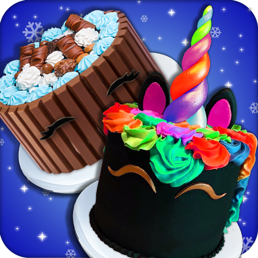 Real Cakes Cooking Game! Rainbow Unicorn Desserts icon