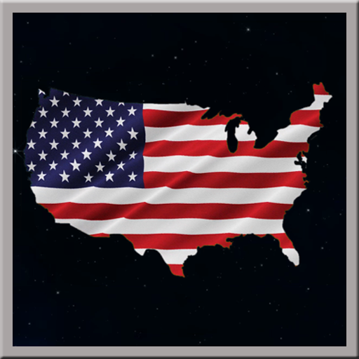 USA Shaped Flag Live Wallpaper icon