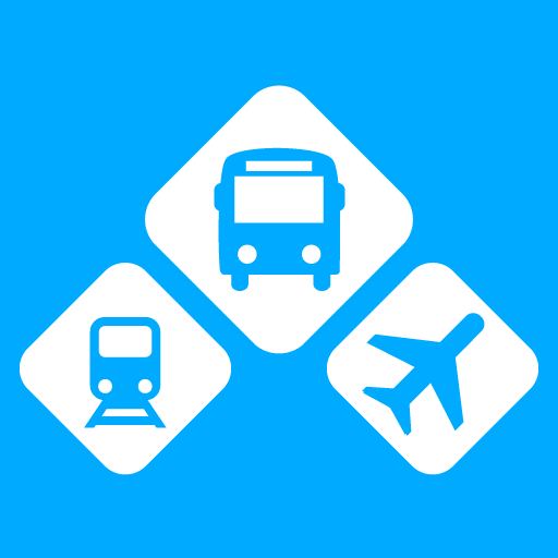 INFOBUS: Bus, train, flight icon