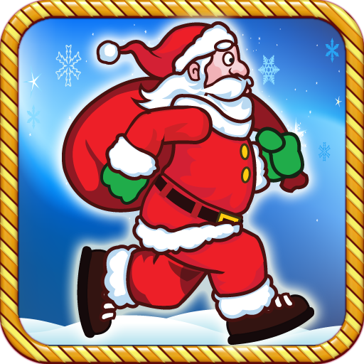 Running Santa icon