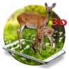 White Deer 3D Live wallpaper icon