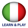 Learn and play Italian words icon